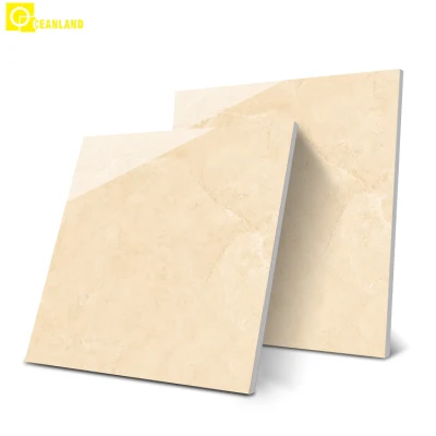 China Supplier Indoor Factory Gray Color Porcelanato 60X60 Glazed Polished Tiles