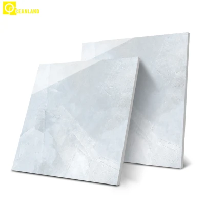 China Supplier Indoor Factory Gray Color Porcelanato 60X60 Glazed Polished Tiles