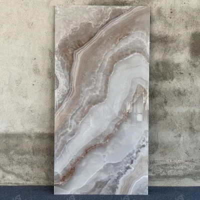 Large Marble Ceramic Polished Glazed Rock Look Glossy Porcelain Big Slab Tiles for Wall Floor