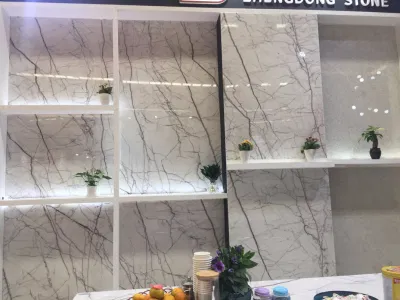 Calacatta White Marble Pure/Plain White Marble Busy/Patterns/Veins Interior Bathroom/Wall/Floor Tiles