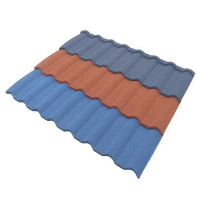 1340X420mm Wholesale Stone Coated Flat Concrete Shingle Roofing Tiles