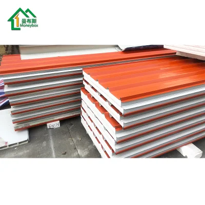 Insulated EPS PU Rockwool Roofing Tile Sandwich