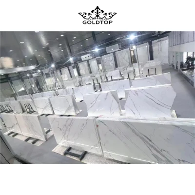 Bathroom Calacatta/Calacutta/Calcutta White/Gold Natural Marble Wall Floor Tile for Luxury Residential/Hotel Project