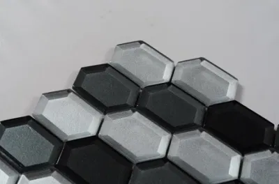 Mixed Color Cold Spray at The Bottom Mosaic Tiles