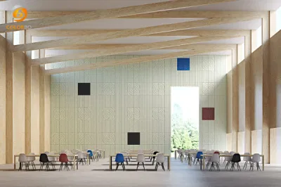 High Quality Square Made In China Decoration Ceiling Board Acoustic Wall Tiles