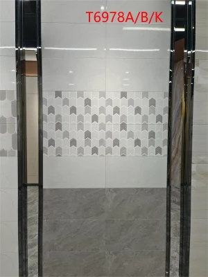 Latest Design 30X60 Bathroom Ceramic 3D Wall and Floor Tile