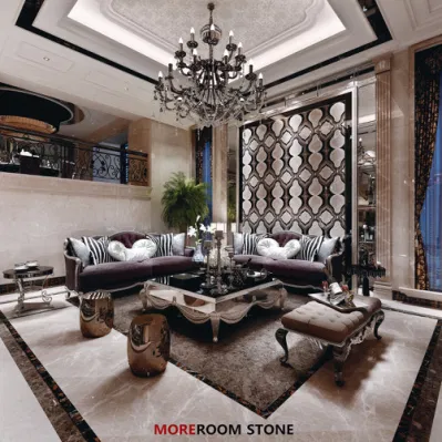China Factory Polished Grey Marble Look Glazed Porcelain and Ceramic Tile Floor