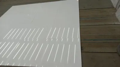 Super Black and White Polished Porcelain Floor Tiles