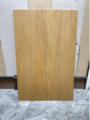 Building Materials Wood Design Porcelain Yellow Colour Indoor Floor Tile 150X900