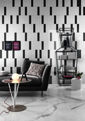 Beige Color off White Rectangle Coffee Shop Classic Style Ceramic Tiles