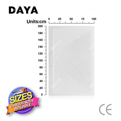 Daya Tile Shower Pan Design Walk in Shower Base Integrated Hot Sale Shower Tray