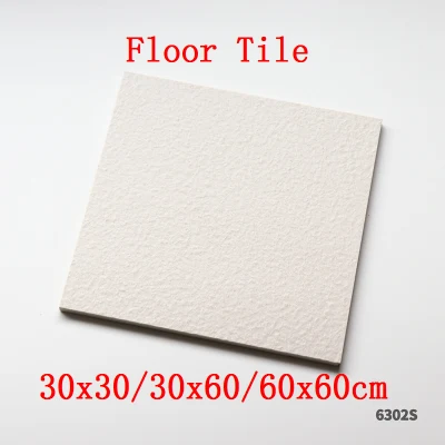 Floor Tile Matt Surface Porcelain Rustic Tile Full Body Black/White Tile 600*600mm