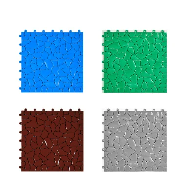 Interlocking Anti Slip Comfortable PVC Floor Tile for Bathtub