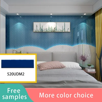 50X200mm Navy Blue Decorative Ceramic Subway Tiles