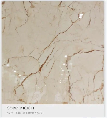 New Design 1000X1000mm Wholesale Price Polished Glazed Jade Marble Ceramic Floor Glossy Porcelain Tile Wall and Floor