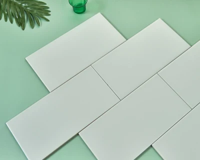 150X300mm Grey Plain Color Bathroom Decorative Interior Glazed Wall Subway Tiles