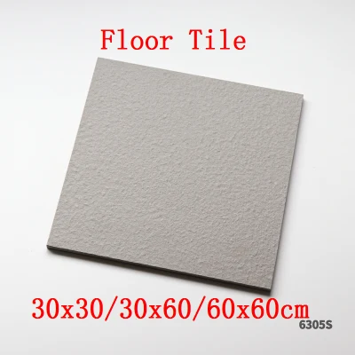 Floor Tile Matt Surface Porcelain Rustic Tile Full Body Black/White Tile 600*600mm