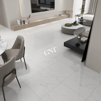 Floor Polished Ceramic Tile 24X24 Floor Tiles Piso Porcelanato 60X60 White Foshan Factory