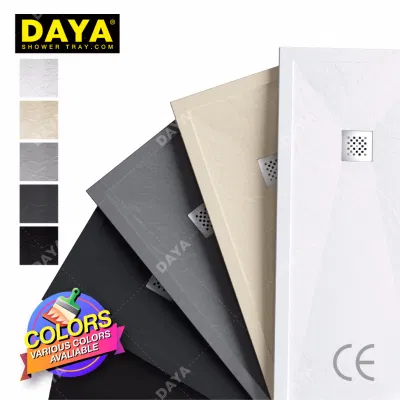 Modern Stone Look Underfloor Tile Pan Stone Resin Shower Tray
