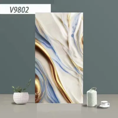 China Made Light Luxury Gilt Bronzing Marble Texture Decorative Floor Tile Porcelain Tile Mosaic Tile Wall Tile Ceramic Floor Tile Ceramic Glass