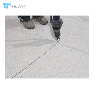 ESD PVC Tiles Flooring White Grey 2mm Thickness 600*600 Anti-Static Tiles