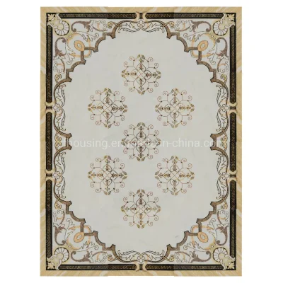 Commercial Hotel or Shopping Mall Porcelain Polished Glazed Ceramic Floor Carpet Tile for Building Materials Zf-TF-057