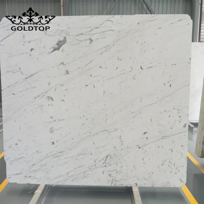 Hot Sale Polished/Honed Statuario White Marble Floor Tiles for Kitchen/Bathroom/Basement/Apartment/Villa