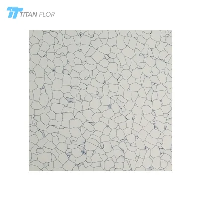 ESD PVC Tiles Flooring White Grey 2mm Thickness 600*600 Anti-Static Tiles