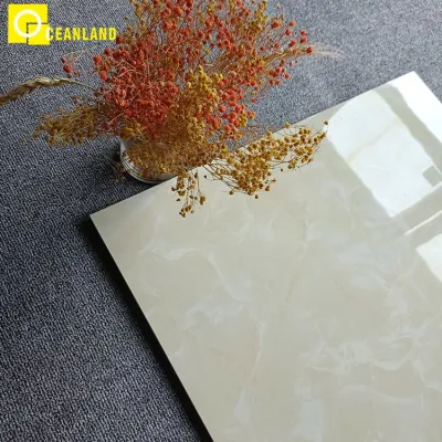 China Factory Wooden Like 600X600 Full Polished Glazed Tile