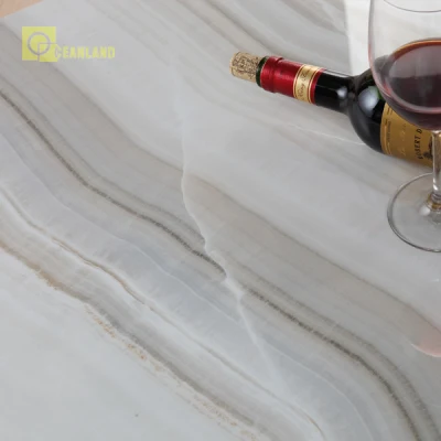 Foshan Natural Marble Look Polished Glazed Porcelain Wall Tile