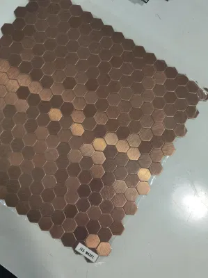Metal Mosaic Tile for Kitchen Wall Decoration