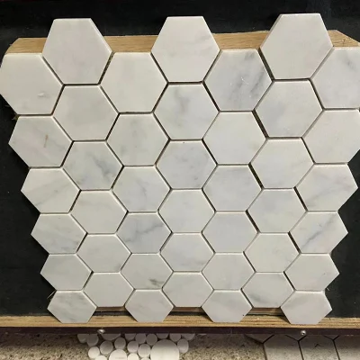 White/Black/Grey Natural Stone/Granite/Marble/Basalt Tiles Mosaic for Bathroom/Wall/Floor/Backsplash/Patterns Hexagon/Herringbone Wholesale Prices