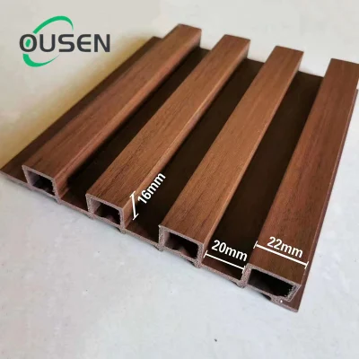 Latest Water Proof Eco Friendly Interior Composite WPC Wall Cladding Indoor Panels Tiles