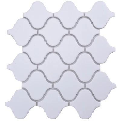 Germany Hotel Lobby Wall Decoration White Mosaic Tile