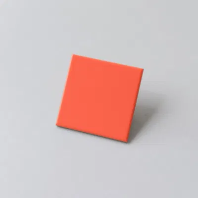 4X4 Inch Glossy Orange Wall Tiles Factory Restaurant Subway Tiles