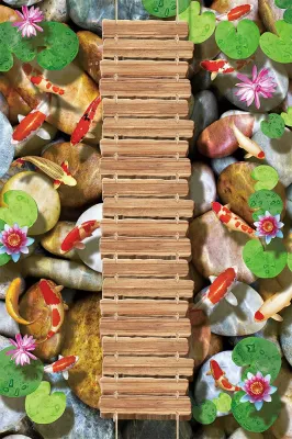 Belgium Style 3D Pictures of Kitchens with Ceramic Tile Floors