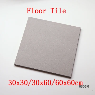Floor Tile Matt Surface Porcelain Rustic Tile Full Body Black/White Tile 600*600mm