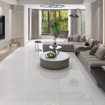 Floor Polished Ceramic Tile 24X24 Floor Tiles Piso Porcelanato 60X60 White Foshan Factory