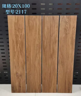 Non - Slip Wooden Porcelain Ceramic Floor Tile for Flooring Home Decoration