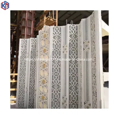 Grc Decoration Material Cement Wall Panel Concrete Ceiling Tiles for USA Villa