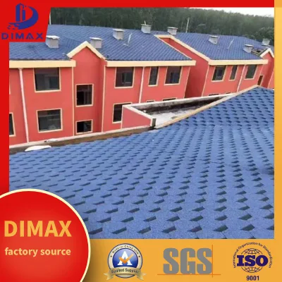 China Factory Waterproof Mosaic Roofing Wall Colored Stone Coated Fiberglass Asphalt Roof Tile