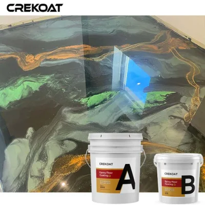 Best Polyaspartic Grey Metallic Epoxy Floor for Ceramic Tile