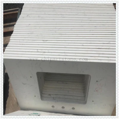 Chinese White Marble/Quartz Vanity Top and Countertop for Cabinet