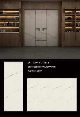 Gray Sintered Stone Large Plate Ceramic Plate Large Ceramic Tile Rock Slate Marble Stone 3mm Thick Wall Tiles