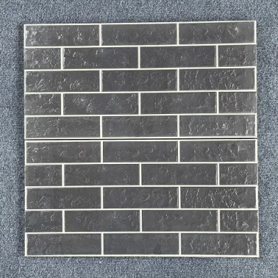 Outdoor Wall Decor Grey and White Brick Look Porcelain Wall Tiles 30X60 Exterior Ceramic Outside Wall Tiles Design