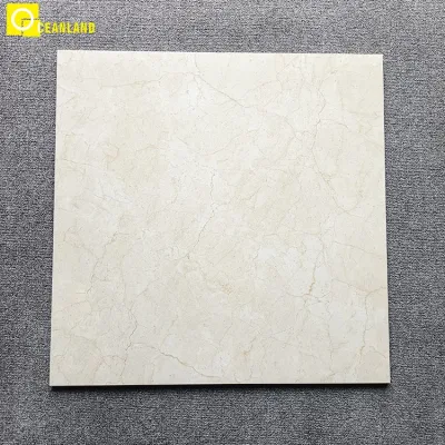 Beige 600X600 Polished Floor Ceramic Porcelain Tile