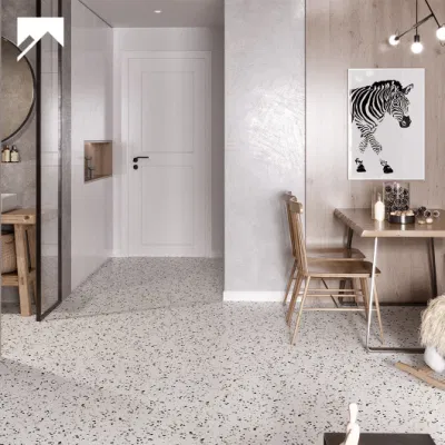 60X60cm Colourful Chips Terrazzo Commercial Wall Floor Ceramic Tile