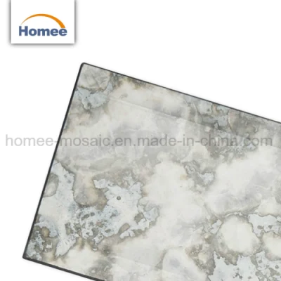 Antique Grey Color Bathroom and Kitchen Wall Tile Glass Mirror Tile