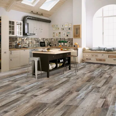 Antislip Click Lvp Lvt Spc Plastic Flooring Plank Luxury Vinyl Tile