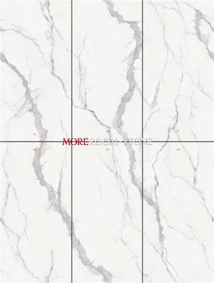 Modern Style Villa Floor Wall Choices 900 1800 Greece White Marble Large Porcelain Tiles Slab